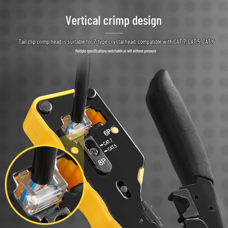 Deli 6-in-1 Multi-function Network Crimping Tool