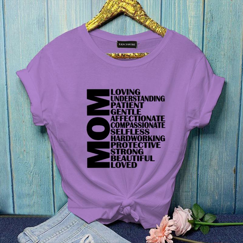 Женская футболка большого размера Y2K MOM Женская модная футболка MOM Летние топы