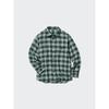 Uniqlo Японская фланелевая рубашка с омбре-клеткой