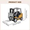 RC Forklift Truck Toy 1:64 Aluminum Alloy Crane for Adults Age 8-12 Kids