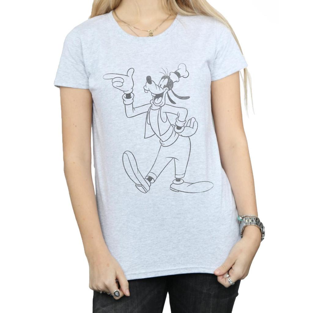 Disney Womens/Ladies Goofy Classic Baseball Cotton T-Shirt