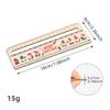 1 Piece Cute Cartoon Wood Straight Ruler Kawaii Tools Stationery Cartoon Drawing Christmas Gift Office School Measuring