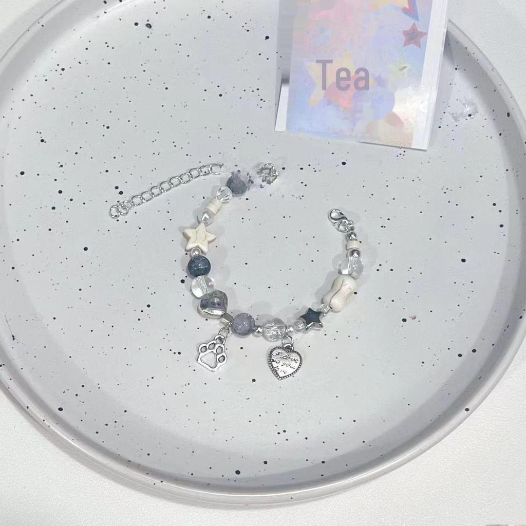 Браслет из костей в виде когтя котенка Oxygen-Star: Высококачественный универсальный аксессуар ручной работы из бисера для женщин