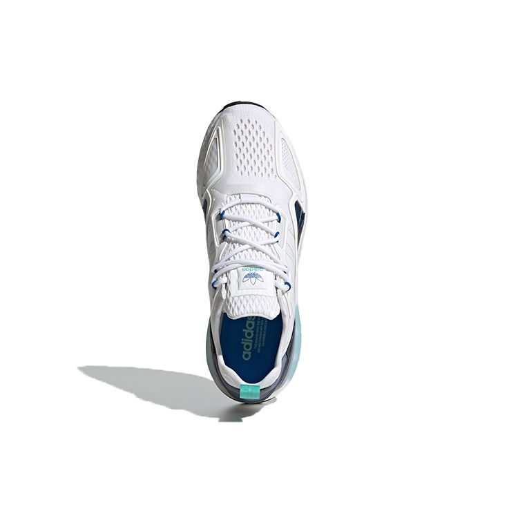 adidas Мужские кроссовки ZX 2K Boost Gaming Pack Белый облачно-белый университетский темно-синий H05148