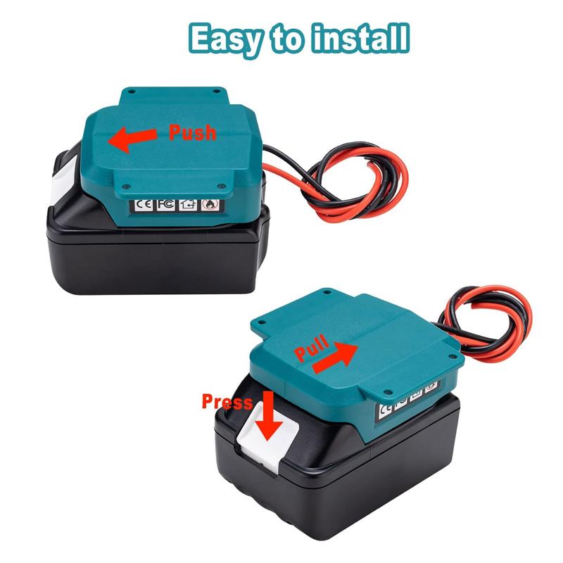For Makita 14.4V 18V Li-ion Battery Adapter DIY Battery Cable Connector Output Adapter BL1830 BL1840 BL1850 For Electric Drills