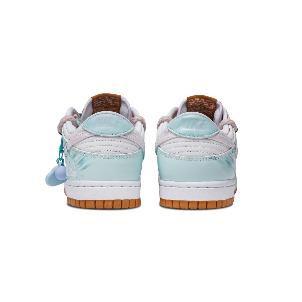 Nike Dunk Lime Sugar Cube Abrasion Resistant Lightweight Breathable Low top Skateboard Shoes Unisex White Green FQ6965-700(Team365-)