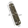 Door Cabinet Long Hinge Flat Long Iron Hinge Furniture Decoration Hardware 65mm Narrow Side Antique Vintage Bronze Hinge