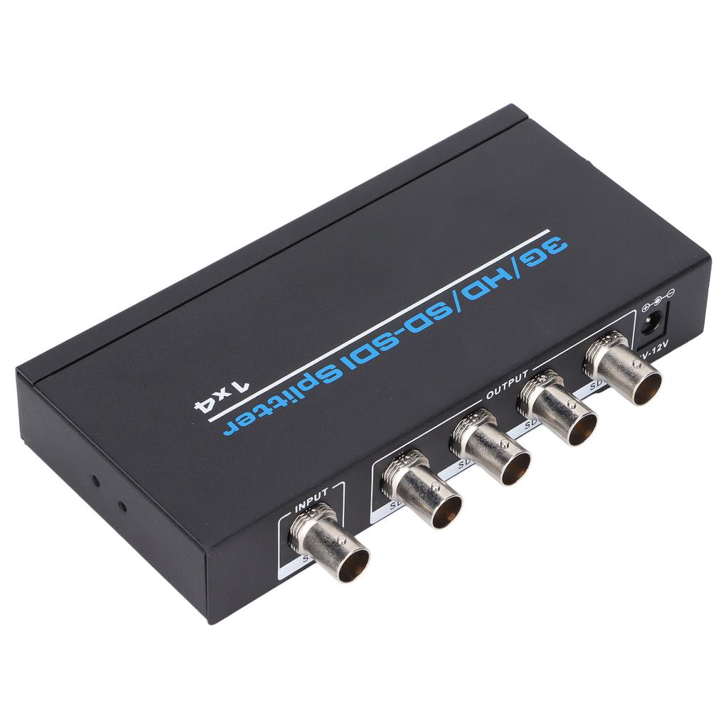 S114 SDI 1 вход 4 выхода сплиттер цифровой SDI распределитель поддерживает SDSDI HDSDI 3GSDI до 1320 футов