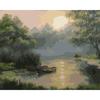 Алмазная картина Полная круглая горная Алмазная вышивка Пейзажная картина