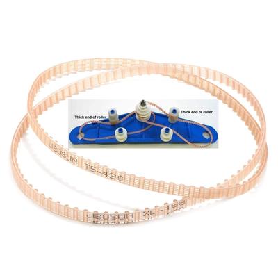 2 шт. Ремень для робота-пылесоса для бассейна A3302Pk для робота-пылесоса для бассейна Aquabot 3302 Запчасти Aquabot Приводные ремни 80 зубьев Приводной ремень