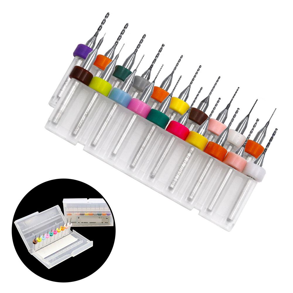 20pcs/set PCB Drill Bits Colorful Tungsten Carbide