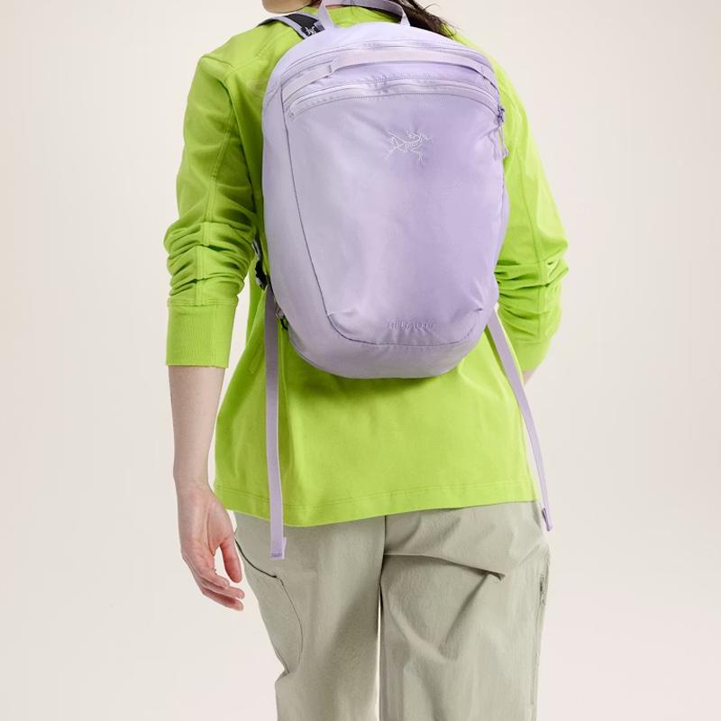 Arcteryx Heliad 15L Daily Hiking Durable Waterproof Backpack Unisex backpack Nylon Mallow-Purple X000010358-MALLOW