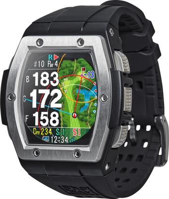 Crest Black x Silver GPS-навигация для гольфа, измеритель расстояния для гольфа, соревновательное использование, ОК, разница высот, навигация по фарватеру, грин-вид, совместимый