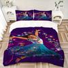 3pcs Happy Mirabel Encanto Printed Quilt Set - Includes 1 Quilt Cover and 2 Pillowcases, Machine Washable - Suitable for All Seasons.S057