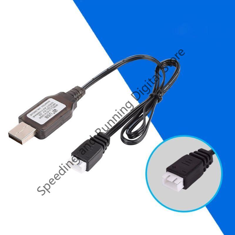 7.4v Charger 2000mA /1000mA/500mA XH-3P 2S Lipo Li-ion Batteries Electric RC Toys Car Drone 7.4V Universal USB Charging Cable