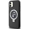 Karl Lagerfeld Klhmn61Hmrskck Iphone 11 / Xr 6.1 Czarny/Black Hardcase Ring Stand Karl&Choupettte Magsafe