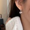 Girly Bow Ear Buckle Female Design Sense Exquisite Three-Dimensional Cute Sweet Personality Fashion Temperament Earrings Earrings