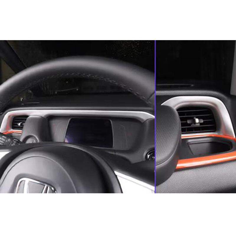 Car For LHD Air Condition Outlet Trim Decoration Frame Auto Interior Accessories For Honda Fit Jazz     2024