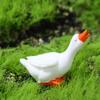 Сказочный сад Лебедь Подарок для родителей и детей Миниатюры Фигурка гуся Настольный горшок Ремесло Бонсай Украшение