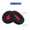 Breathable Headphone Ear Pads Sweat Resistant Design Extended Gaming Time Repair for Cloud 2 Spare Ear Cushions