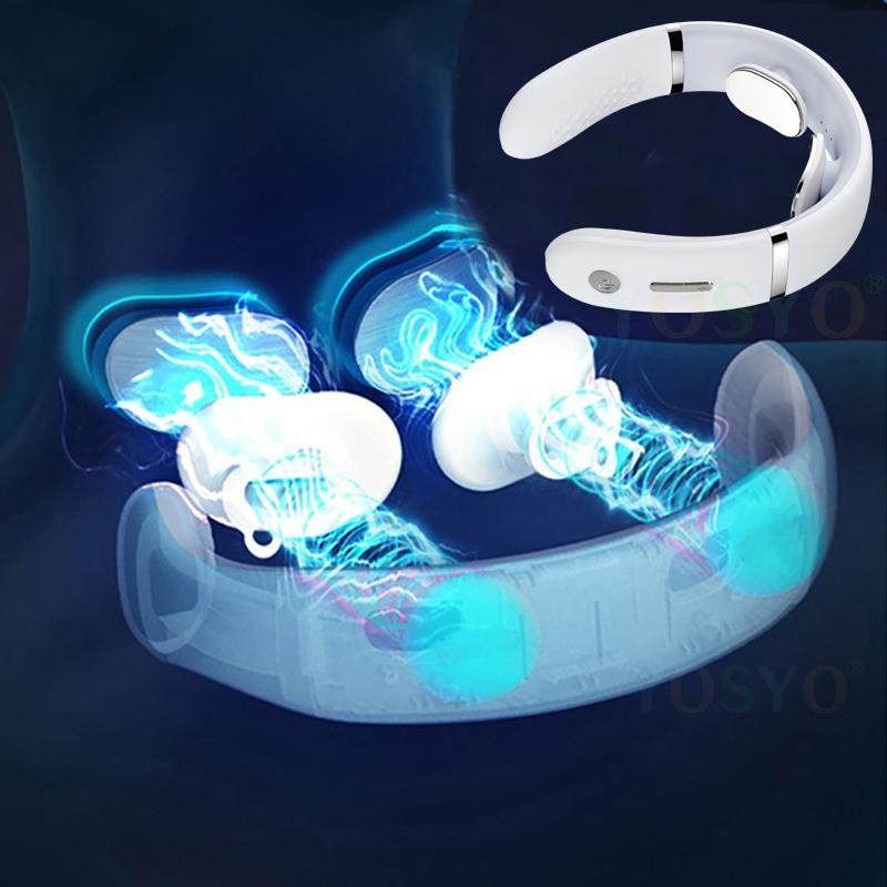 Portable Neck Shoulder Massager Adjustable Deep Tissue Massage for Pain Relief and Relaxation Mini Cervical Massager