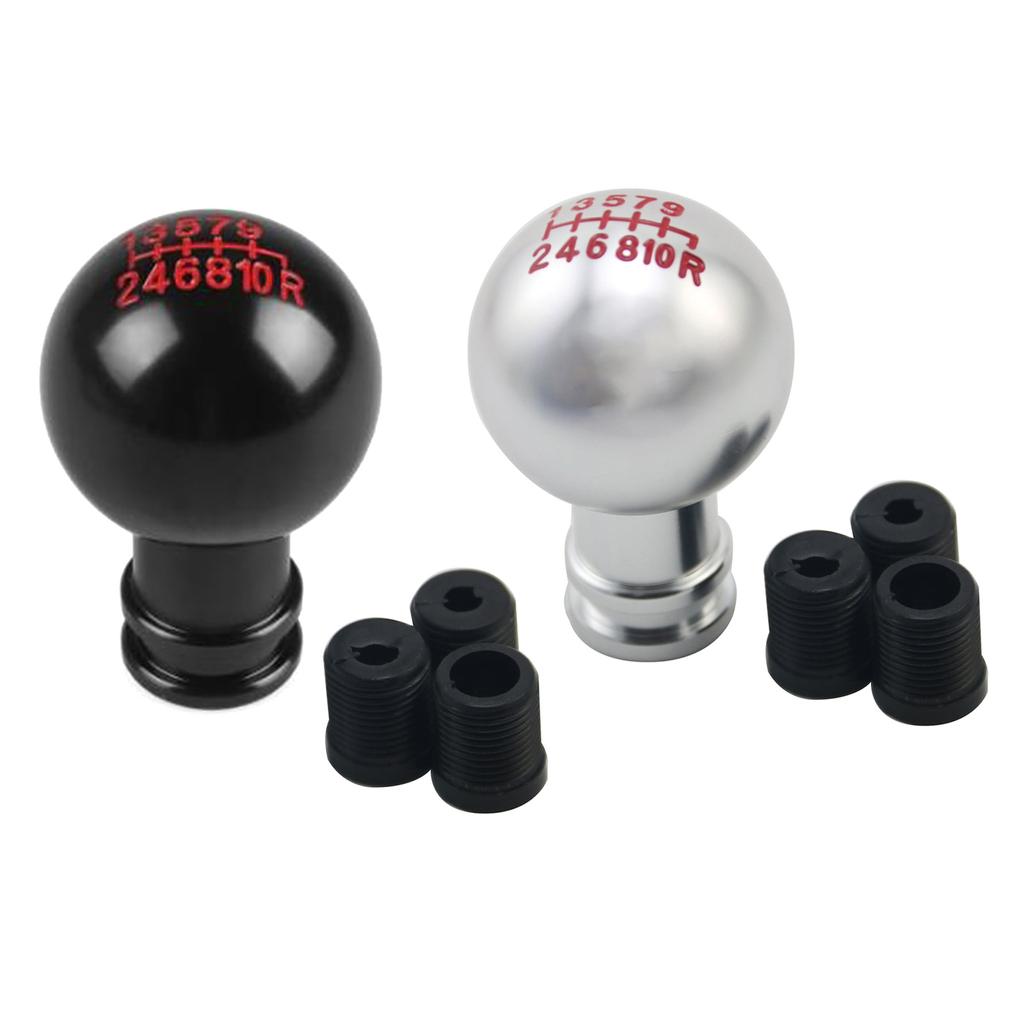Shifter Knob, Aluminum Alloy Weighted Shifter Knobs Metal Gear Lever Stick Handle Fit Most Manual Vehicle