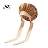 Reusable Satin Bonnet Sleeping with Elastic Tie Band Adjustable Large Silk Hair Women Wrap Solid Color Braids Long Curly Night Sleep Cap