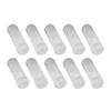 10 Sets of 30mm Plastic Coin Storage Tubes with Clear Round Holder Cases for Collectors to Safely Store and Protect