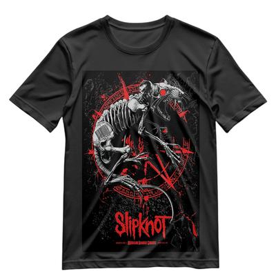 Футболка Slipknot Футболка с постером тура Slipknot 2024 Графическая футболка S-XXXL