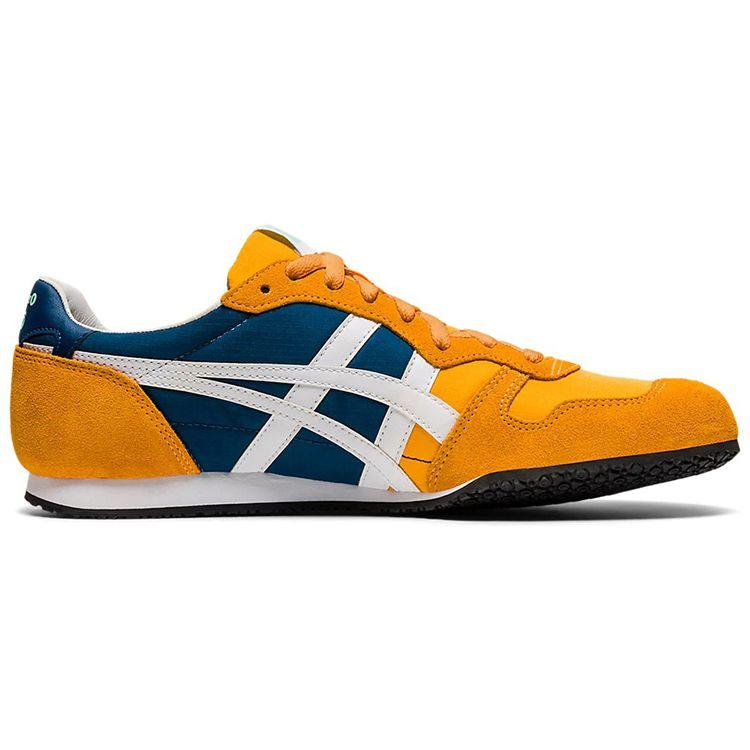 ONITSUKA TIGER Унисекс Желто-белые Ткань Serrano Комфорт Спорт Противоскользящие Износостойкие Низкие Повседневные Кроссовки 1183B389-400