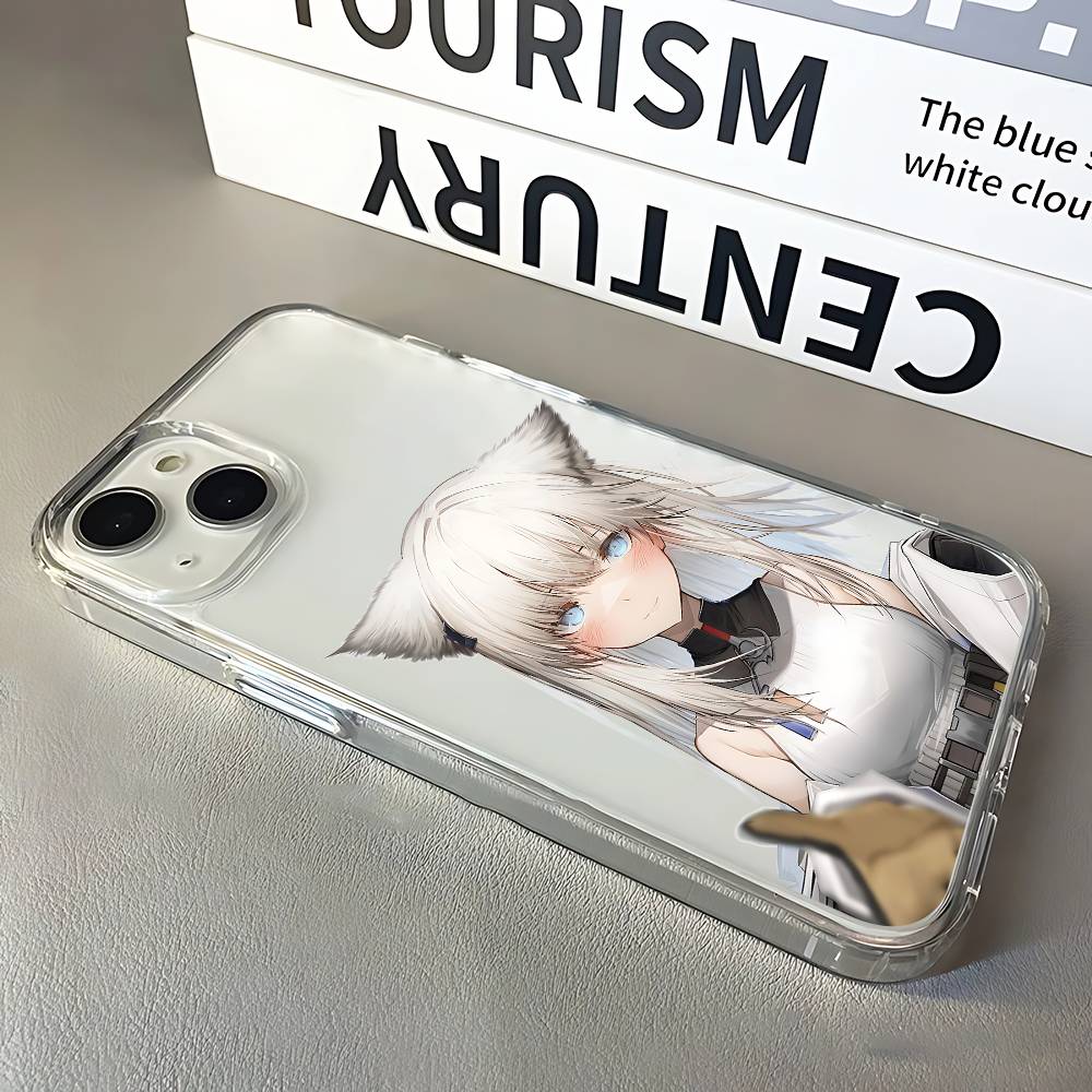 A-Arknights E-Endfield Perlica Чехол для телефона для iPhone 12,16,11,14,13,17,15 Plus,Pro,Max,Plus,E,Air,Mini Прозрачная крышка