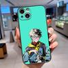 Чехол для телефона Jujutsu Kaisen Аниме Инумаки Тоге Матовый полупрозрачный Для IPhone 15 Pro 16 Pro Max 13 11 12 14 Xs X Xr 7 8 Se