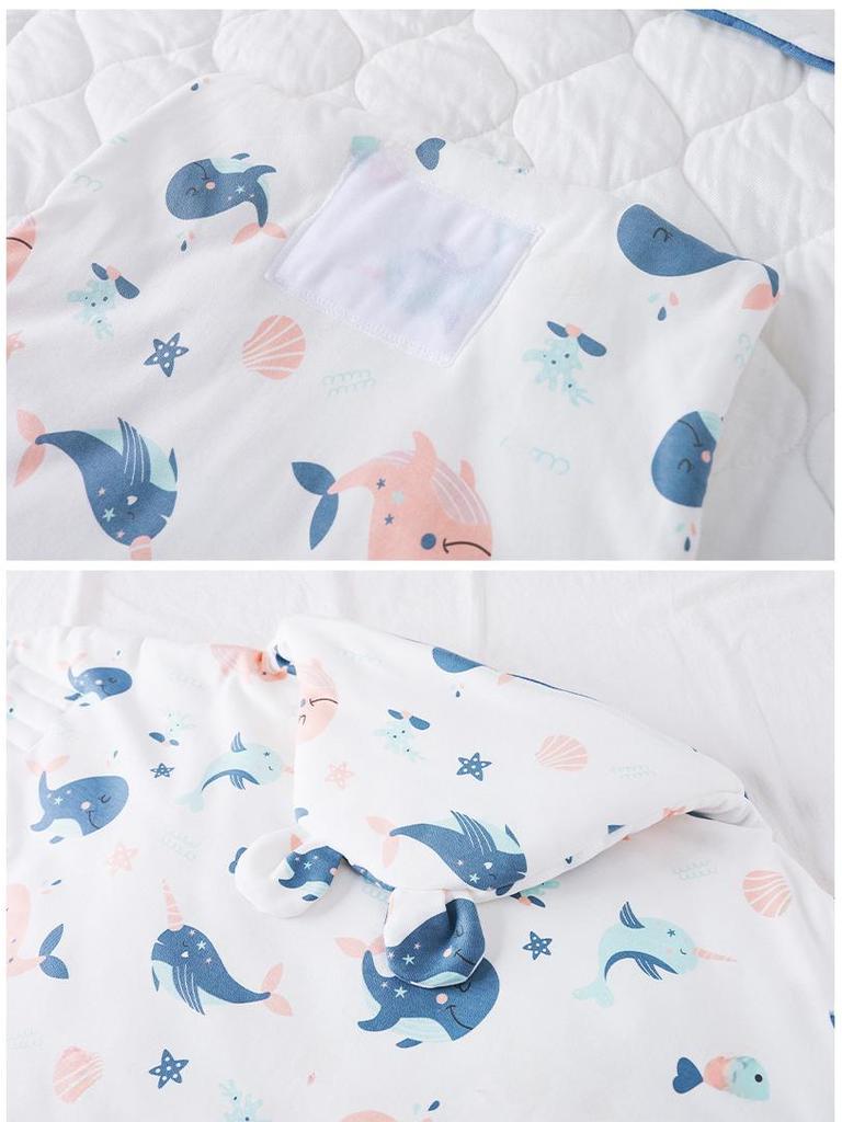 Butterfly Newborn Baby Swaddle Blanket - Pure Cotton, Thick for Spring, Autumn & Winter