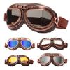 Motorcycle Retro  Goggles Glasses Vintage Moto Classic Goggles for Harley Pilot Steampunk Bike Copper Helmet Equipments