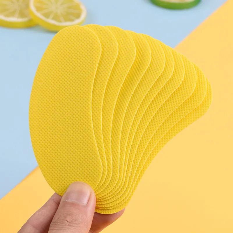 Fresh Lemon Deodorizing Shoe Stickers - Eliminates Odors, Sterilizes, and Absorbs Foot Sweat