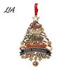 Hanging Tree Decorations 250th Anniversary Christmas Ornament, USA Xmas Decor for Seasonal Home Ornament Window, Patriotic Acrylic Sign Veterans