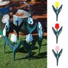 10pcs Gardening Landscaping Tulip Flower Garden Fence Plastic Flower Bed Fence Garden Fence  Outdoor