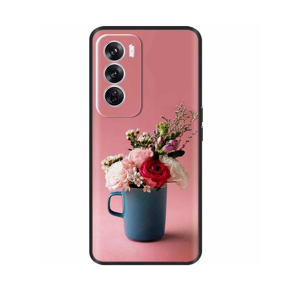 Чехол для OPPO Reno 12 5G Новый модный окрашенный чехол Силиконовый мягкий ТПУ чехлы для телефона Для OPPO Reno 12 Pro 5G Корпус reno12 Pro Fundas