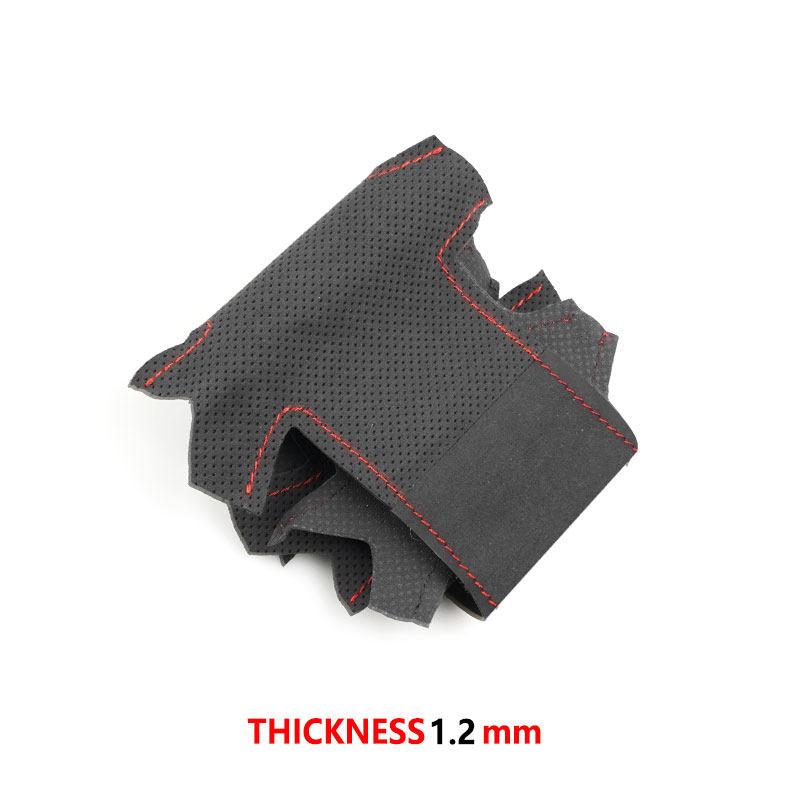 Car Steering Wheel Suede Perforated Leather Cover Trim For BMW M Sport F30 F32 F34 F36 F20 F45 F10 F12 F48 F25 F26 F15 F16