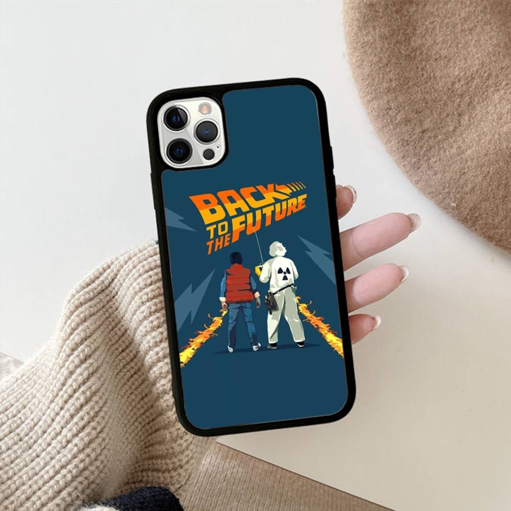 Защитный чехол для телефона Back To The Future из ПК+ТПУ для IPhone 17 16 Pro Max 15 Plus 14 13 12 11