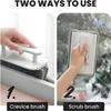 Multi-Surface Groove Cleaning Brush | Angled Bristles for Window Tracks & Sills | Versatile Tool for Tile Shutters Car Vents