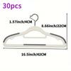 5/10/20 Pieces of Anti Slip Design Hangers, Seamless Hangers, Sturdy and Durable Heavy-duty Jackets, Durable Hangers