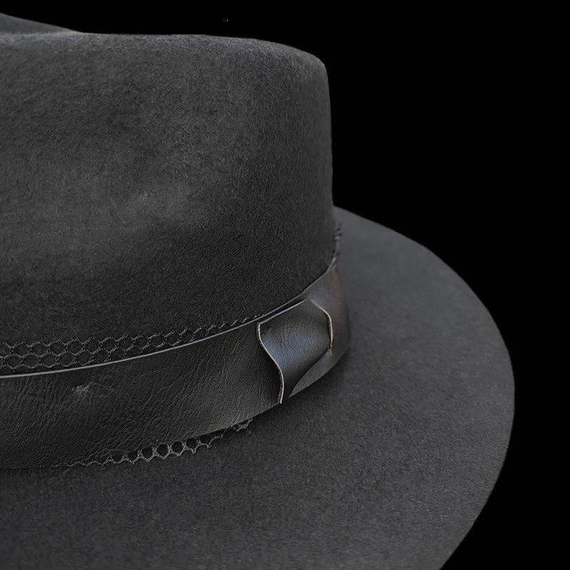 Manufacturer Ribbon Decorative Wool Top Hat Fashion Pure Wool Top Hat