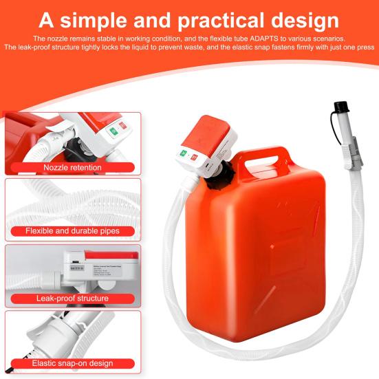 Набор масляного насоса с 4 адаптерами Функция автоматической остановки Расход 2,4 галлона в минуту