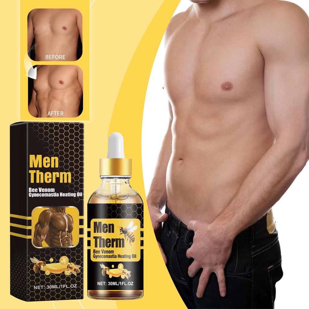 Men's Chest Care Solution Designed Specifically For Men To Enhance Skin Elasticity, Health 30ml