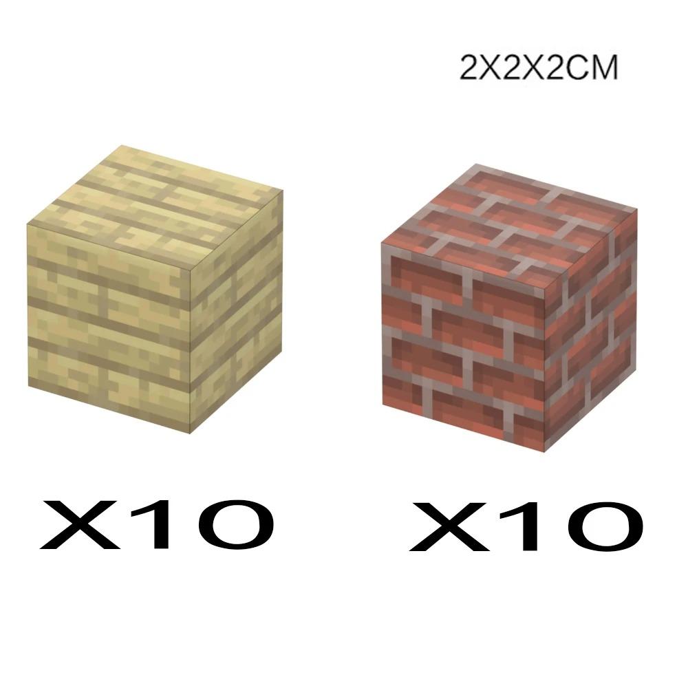 Животное Пшеничный Блок Сцена Строительство Майн Мир Магнитная Базовая Пластина Магнитные Строительные Блоки Игрушки Детские Игрушки Подарок Сделай Сам 2СМ X045