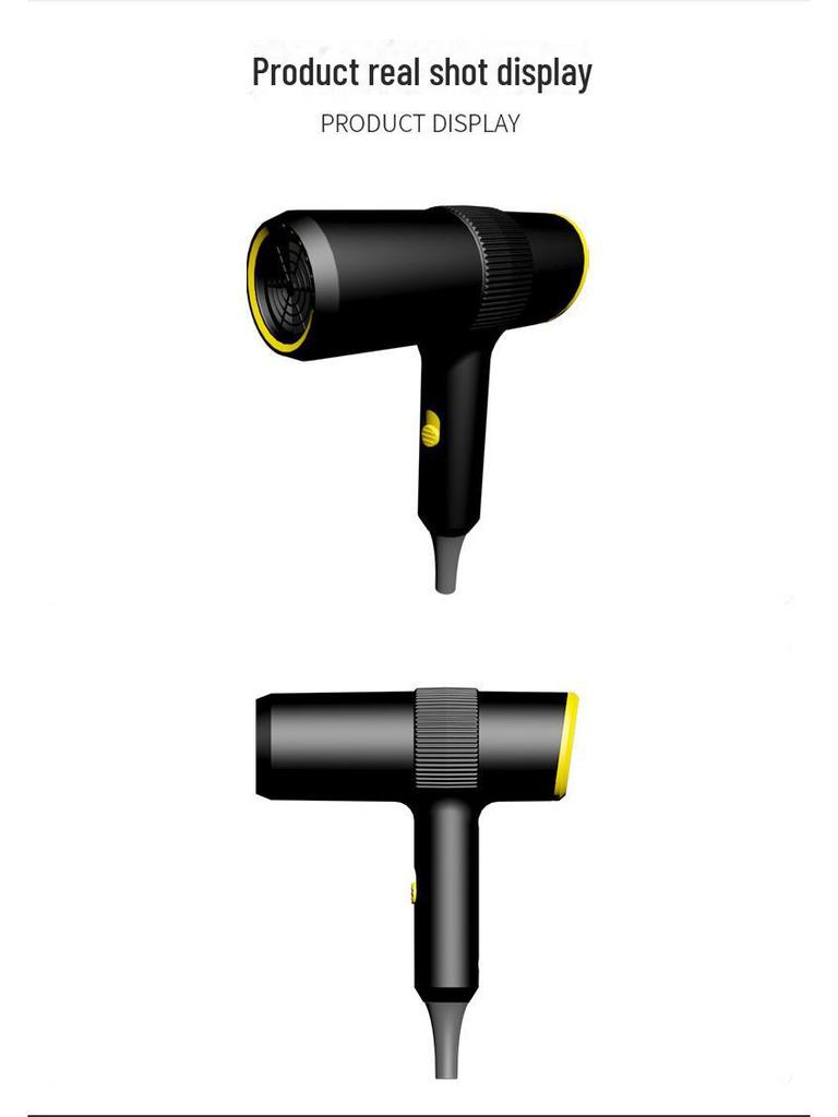 Портативный бесшумный фен для домашнего ухода за волосами