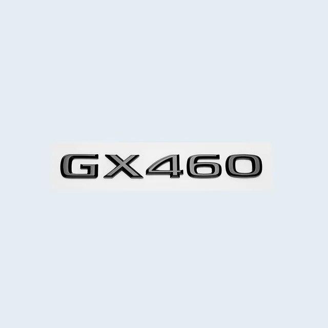 3D хромированный глянцевый черный ABS буквы номер GX400 GX460 GX470 эмблема для багажника автомобиля Lexus логотип значок наклейка