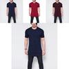 Ultra-comfortable Curve Hem Men T-shirt With Side Zipper In Premium Cotton Blends