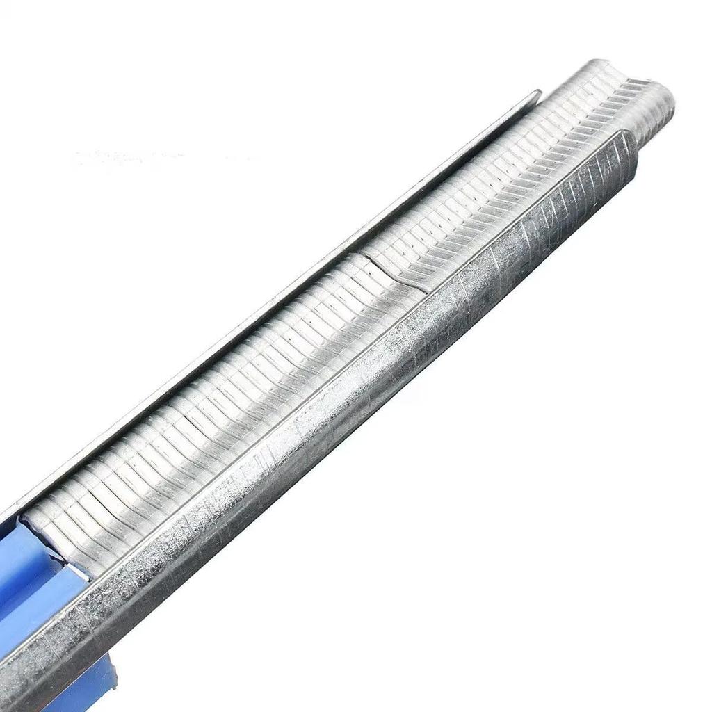 Zmart Ring 600 Pieces for Chicken Wire Stainless Steel Staple Tacker Magazine Staple Clip Cable Woodworking Air Staple and Tacker Needles Gun Tool,
